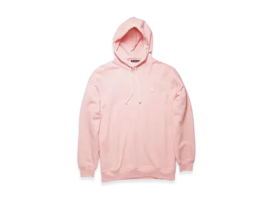 Acne Studios Farrin Face Oversized Hooded Sweatshirt "Blush Pink"