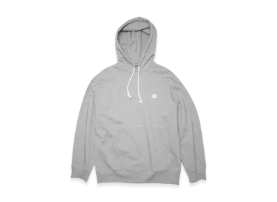 Acne Studios Farrin Face Oversized Hooded Sweatshirt "Light Grey Melange"