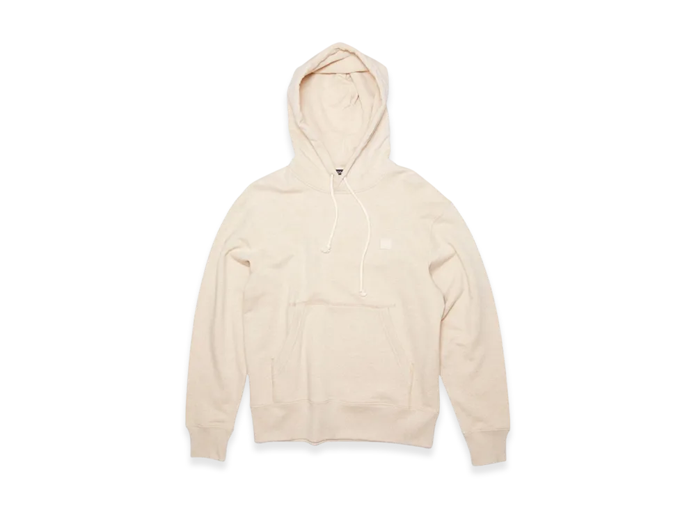 Acne Studios Farrin Face Oversized Hooded Sweatshirt "Oatmeal Melange"