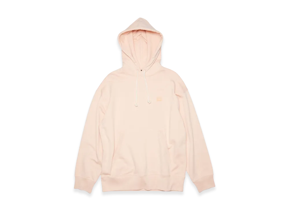 Acne Studios Farrin Face Oversized Hooded Sweatshirt "Powder Pink"