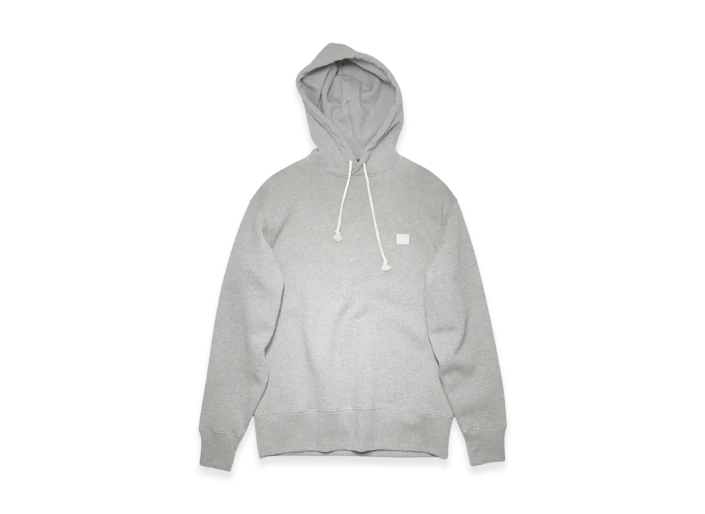 Acne Studios Fennis Face Hooded Sweatshirt "Light Grey Melange"
