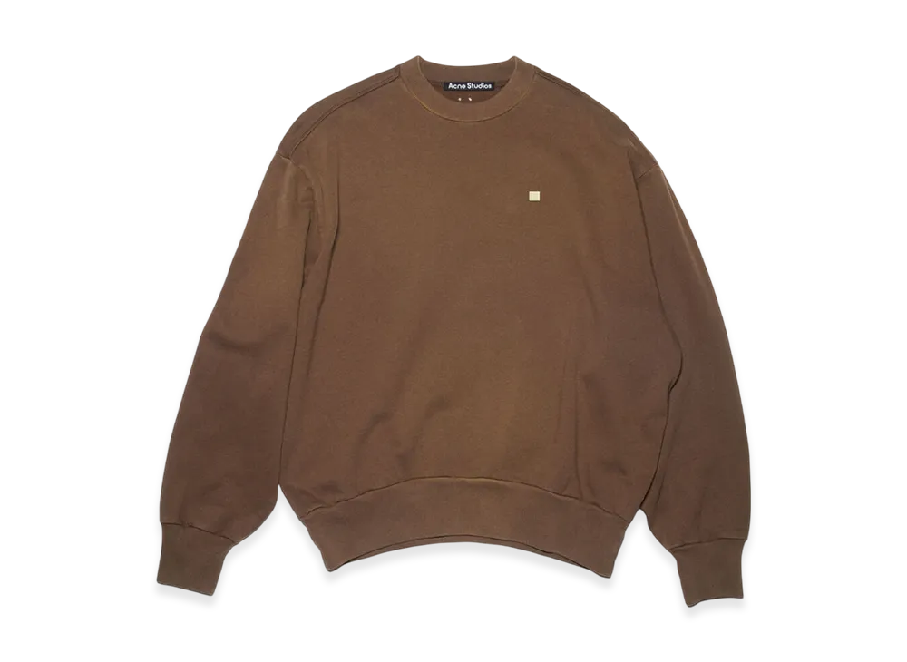 Acne Studios Fiah Crewneck Sweatshirt "Coffee Brown"