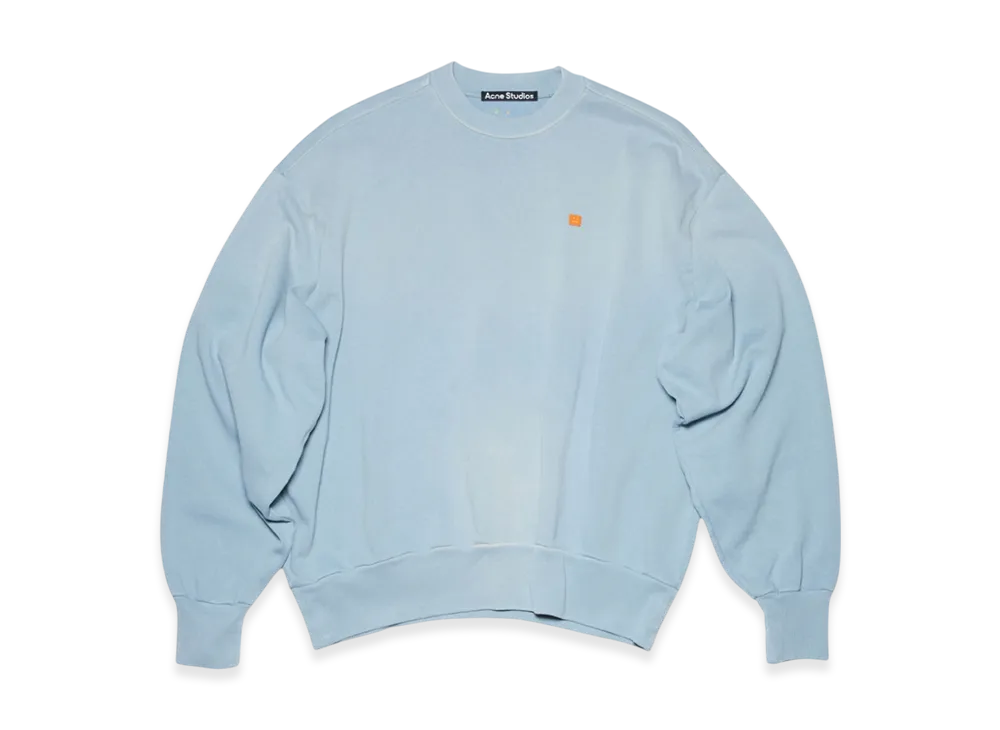 Acne Studios Fiah Crewneck Sweatshirt "Dusty Blue"