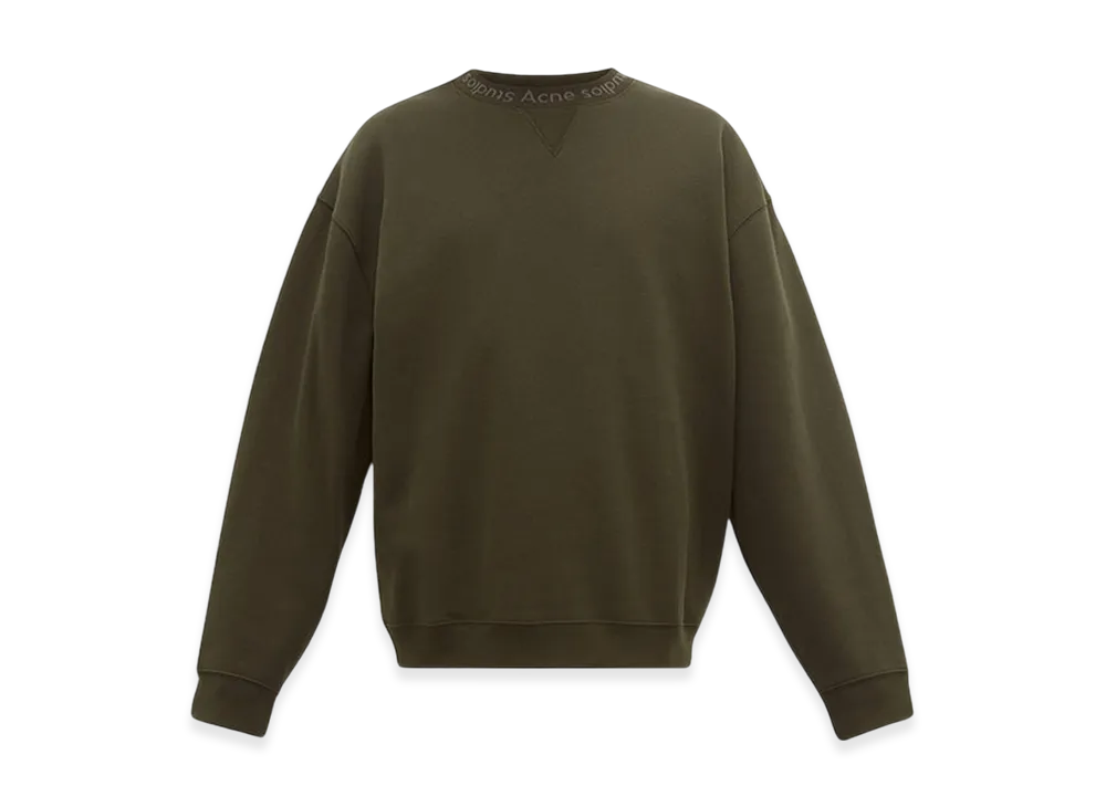 Acne Studios Flogho Crew Sweatshirt "Khaki"