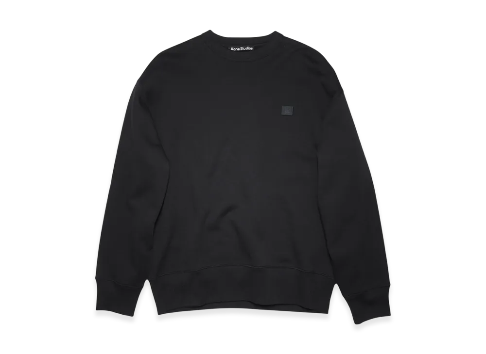 Acne Studios Fonbar Face Crewneck Sweatshirt "Black"
