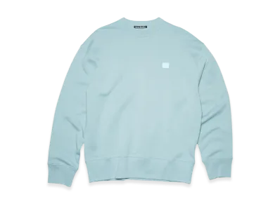 Acne Studios Fonbar Face Crewneck Sweatshirt "Ice Blue"