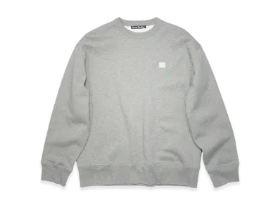 Acne Studios Fonbar Face Crewneck Sweatshirt "Light Grey Melange"