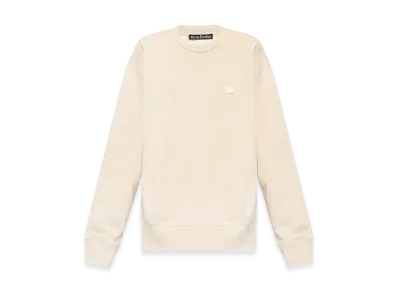 Acne Studios Fonbar Face Crewneck Sweatshirt "Oatmeal Melange"