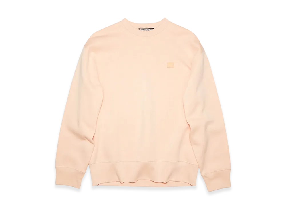 Acne Studios Fonbar Face Crewneck Sweatshirt "Powder Pink"