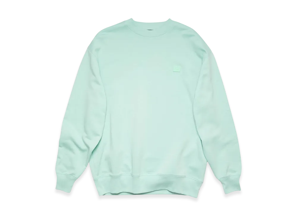 Acne Studios Forba Face Crewneck Sweatshirt "SPEARMINT GREEN"