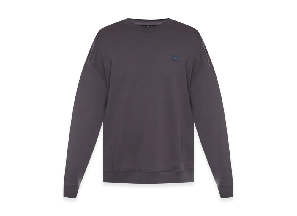 Acne Studios Forba Face Crewneck Sweatshirt "STONE GREY"