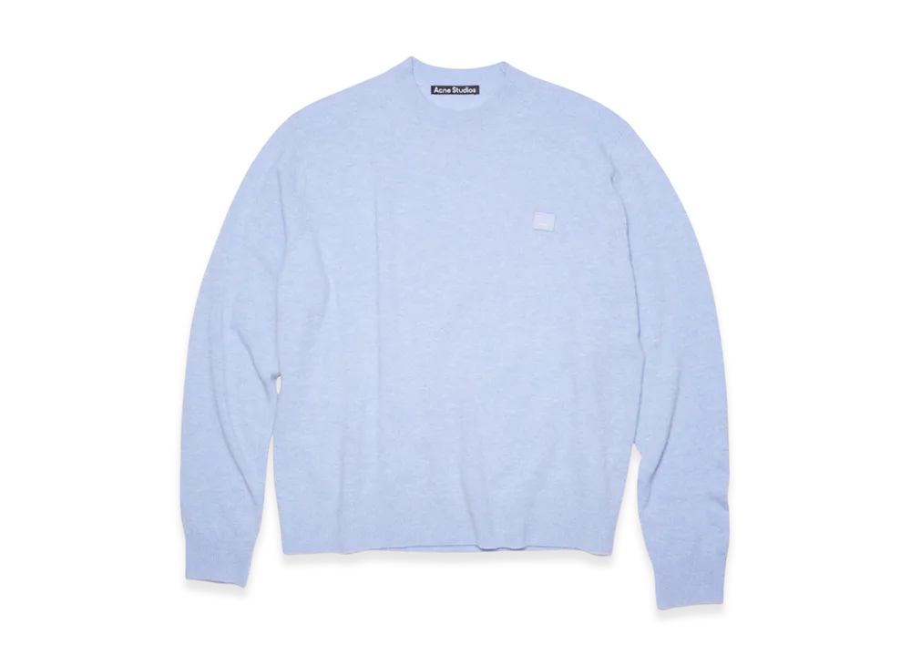 Acne Studios Kalon Crewneck Sweater "Cornflower Blue Melange"