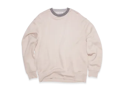 Acne Studios Logo Rib Sweatshirt "Oyster Grey"