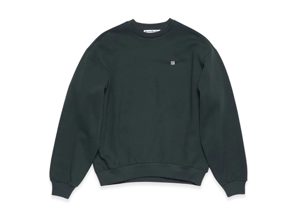 Acne Studios Regular Fit Face Logo Sweater "Dark Grey"