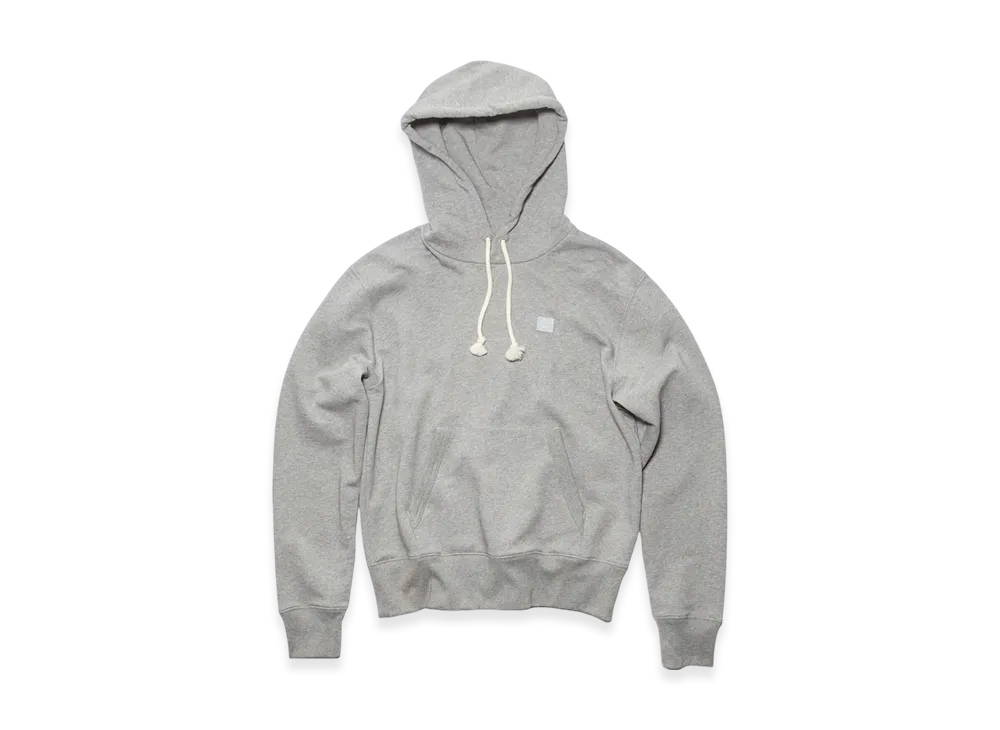 Acne Studios Regular Fit Hooded Sweatshirt "Light Grey Melange"