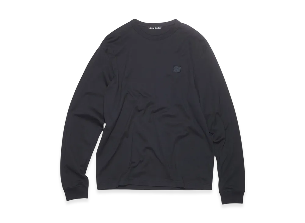 Acne Studios Regular Fit Long Sleeve T-Shirt "Black"