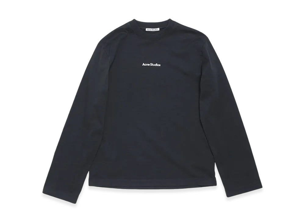 Acne Studios Logo Long Sleeve T-Shirt "Black"