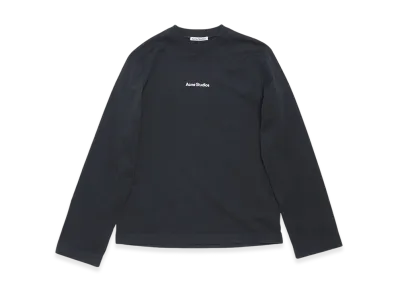 Acne Studios Logo Long Sleeve T-Shirt "Black"
