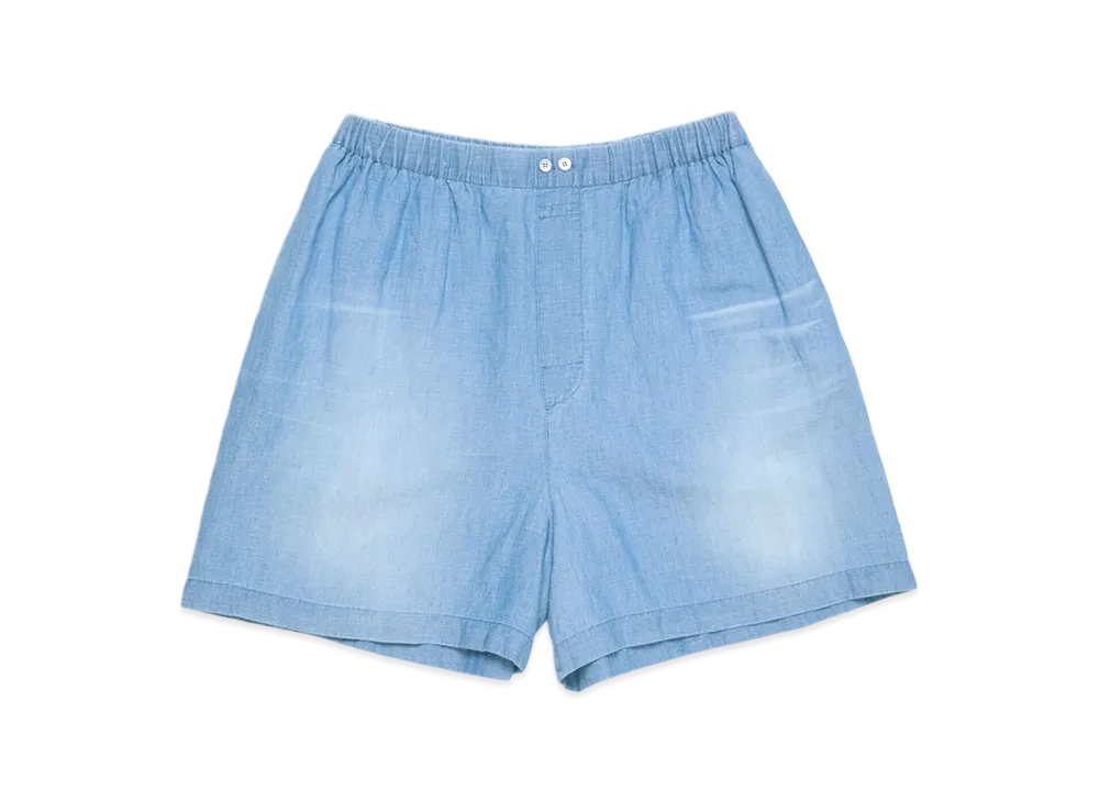 Acne Studios Shorts Logo Stamp "Mid Blue"