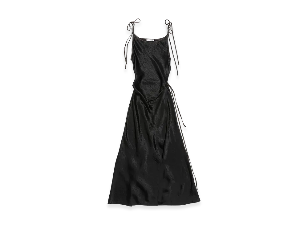 Acne Studios Satin Dress "Black"
