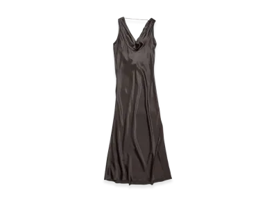 Acne Studios Satin Dress "Graphite Grey"