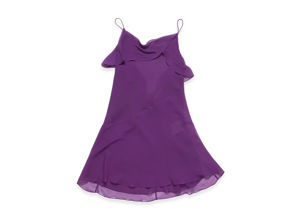 Acne Studios Silk Dress "Berry Purple"