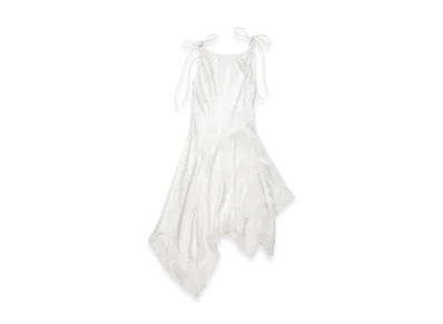 Acne Studios Satin Lace Dress "White"
