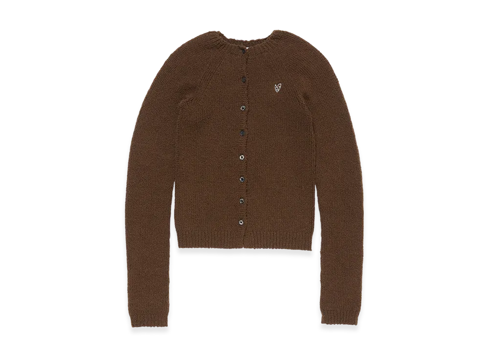 Acne Studios Button-Up Cardigan "Antique Brown"