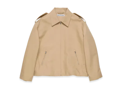 Acne Studios Cotton Satin Jacket "Beige"