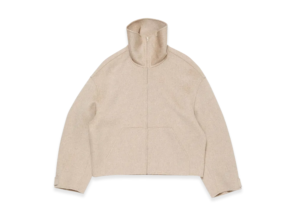 Acne Studios Wool Zip Jacket "Oatmeal Melange"