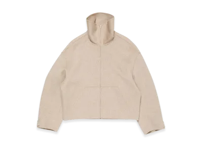 Acne Studios Wool Zip Jacket "Oatmeal Melange"