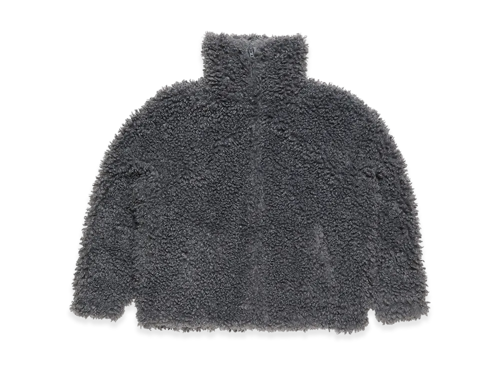Acne Studios Faux Fur Bomber Jacket "Carbon Grey"