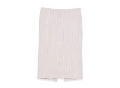Acne Studios Pinstripe A-Line Skirt "Taupe Beige"