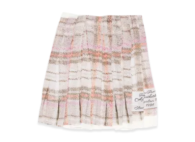 Acne Studios Pleated Print Skirt "Grey/Pink"
