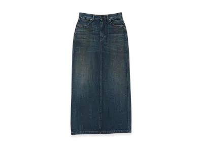 Acne Studios Ankle-Length Denim Skirt "Dark Blue"
