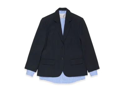 Acne Studios Layered Suit Jacket "Navy"
