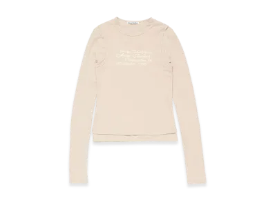 Acne Studios Layered Long Sleeve Tee "Oatmeal Beige"