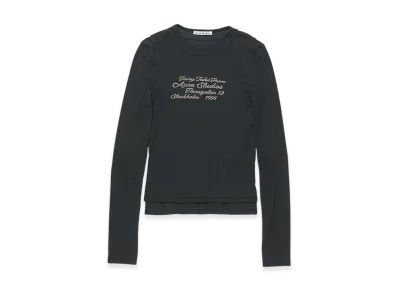 Acne Studios Layered Long Sleeve Tee "Black"