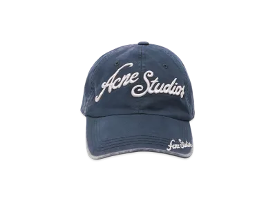 Acne Studios Logo Cap "Deep Blue"