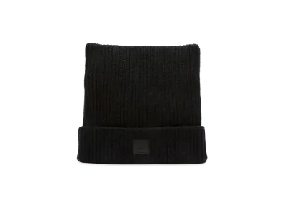 Acne Studios Face Logo Square Beanie - Yak "Black"