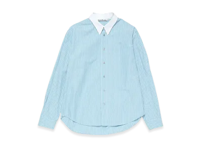 Acne Studios Button-Up Shirt "Turquoise Blue"