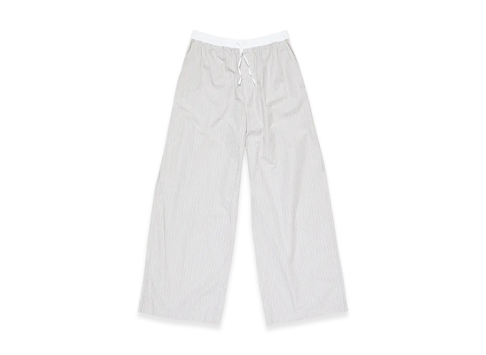 Acne Studios Striped Cotton Trousers "Multi Brown"