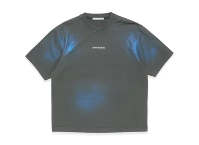 Acne Studios Logo Tee "Blue/Khaki"