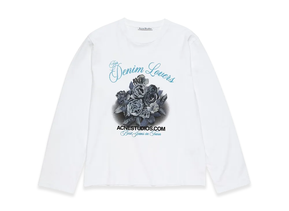 Acne Studios Logo Tee "Optic White"