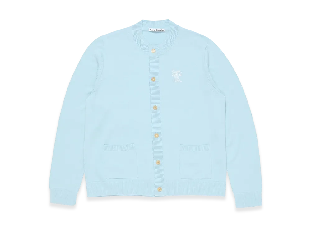 Acne Studios Crewneck Cardigan "Ice Blue"