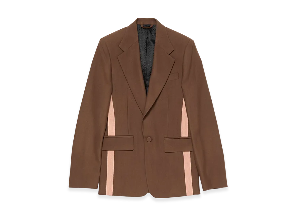 Acne Studios Fitted Suit Jacket "Chocolate Brown"