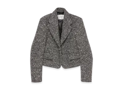 Acne Studios Tweed Suit Jacket - Regular Fit "Black/White"