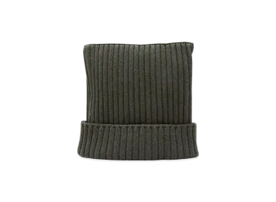 Acne Studios Ribbed Square Beanie "Vintage Green"