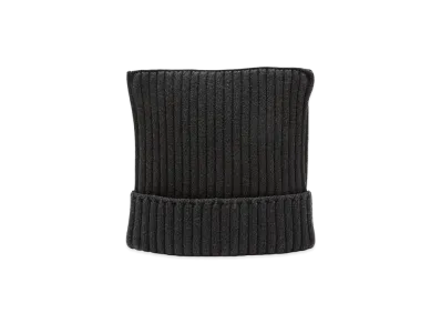 Acne Studios Ribbed Square Beanie "Dark Grey Melange"