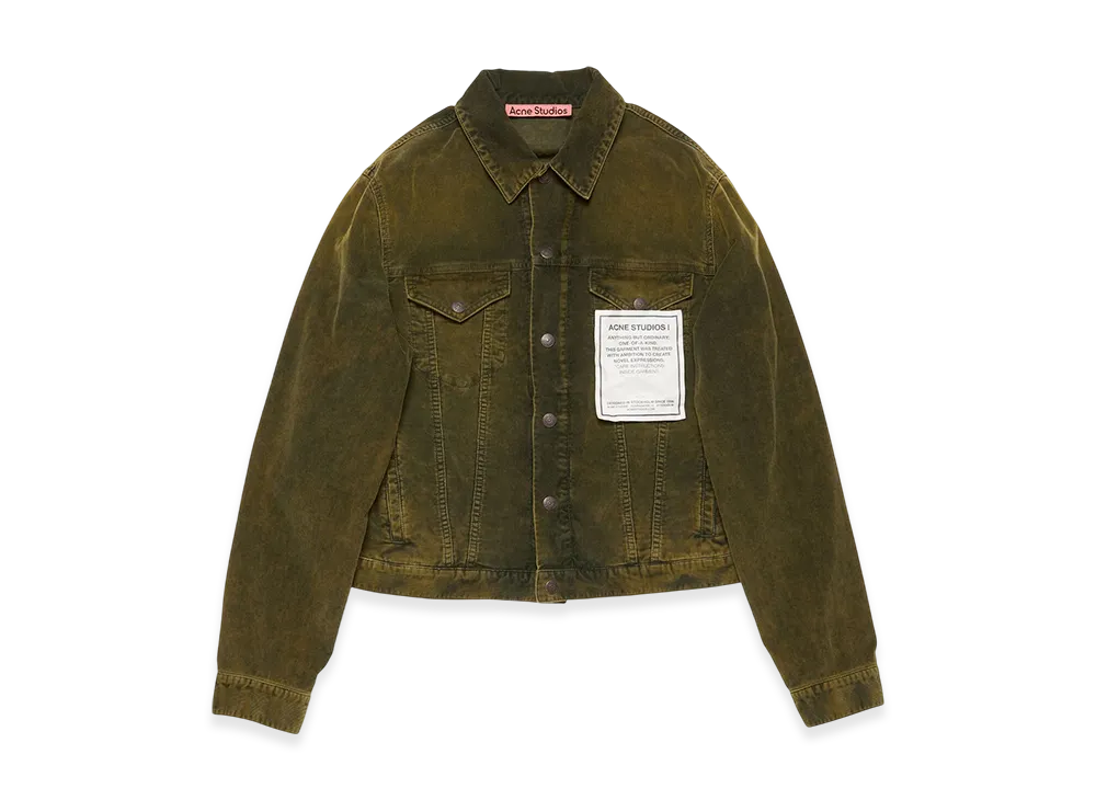 Acne Studios Corduroy Jacket "Olive Green"